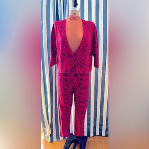 Adesso 80s/ early 90s cotton knit set